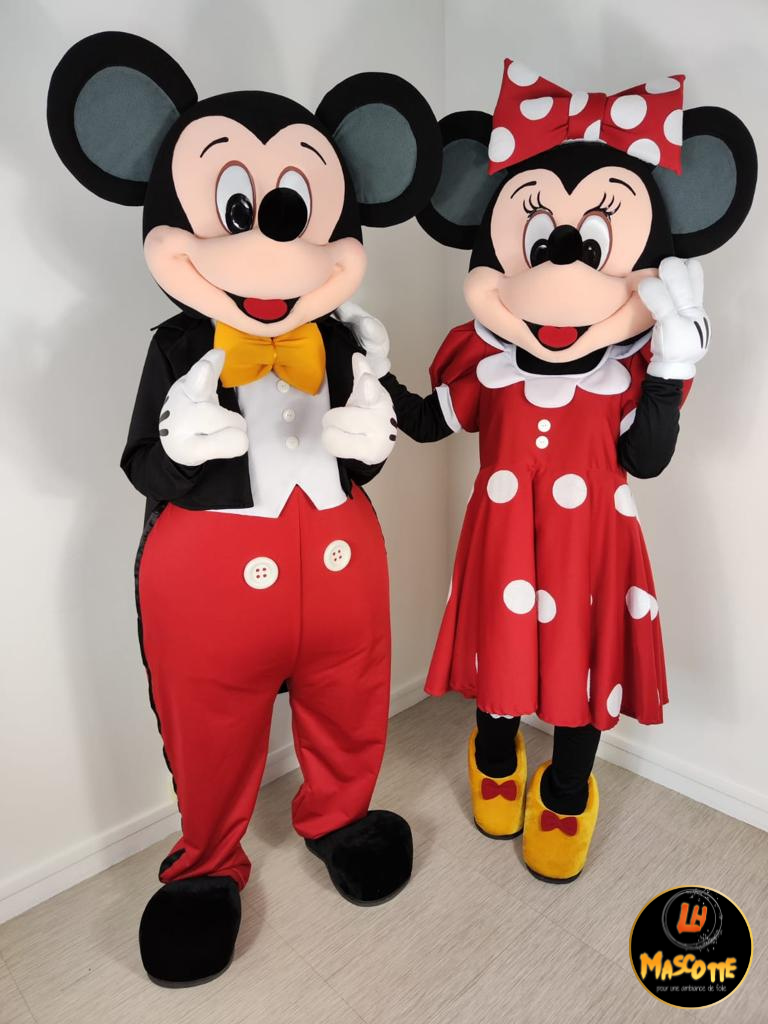 LH MASCOTTE Le Havre - MICKEY ET MINNIE